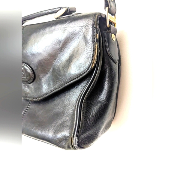 Vintage Badido Distressed Leather Crossbody Purse - Picture 4 of 7